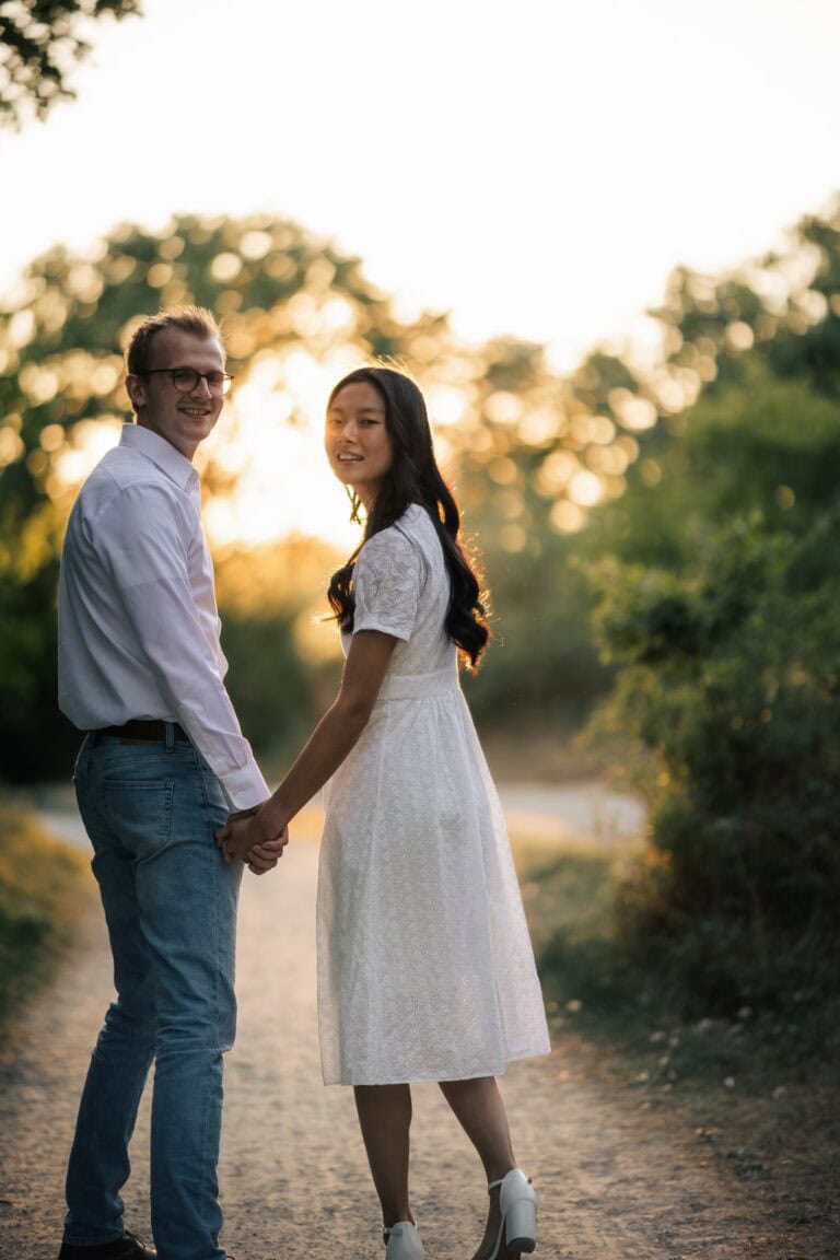 Romantische love shoot wassenaarse als met Kiko en Onno