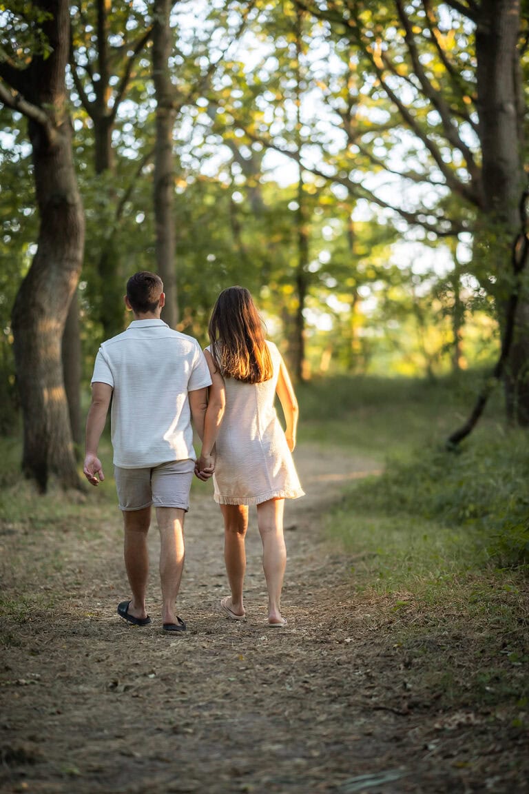 Lisa en Chris Loveshoot verlovingsshoot bos Rockanje